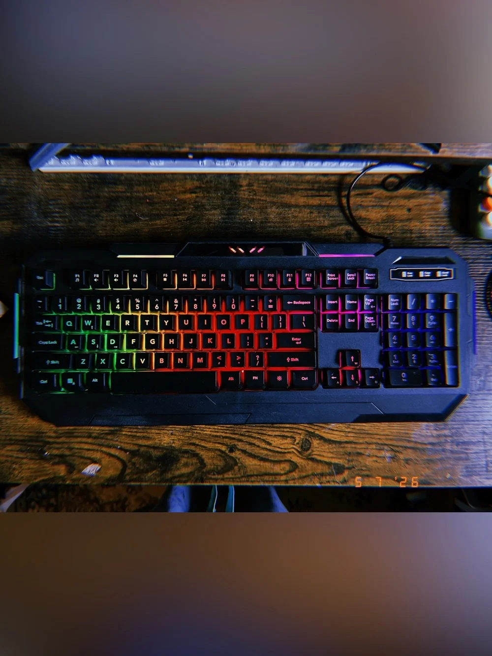 Black Backlit Gaming Keyboard